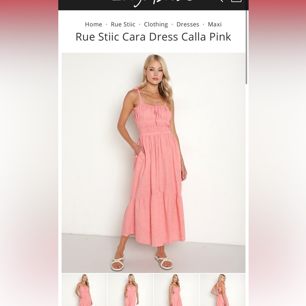 Rue Stiic Cara Dress Cala Pink - XS